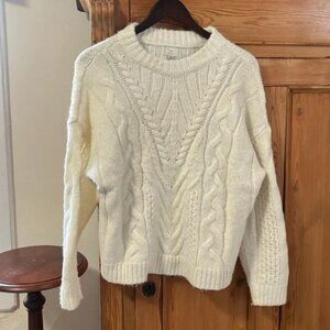 A New Day Cableknit sweater